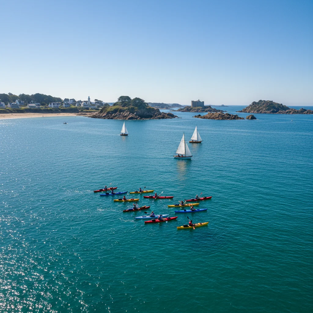 Nautisme à Carantec : voile, kayak, plongée, SUP - guide complet 2026